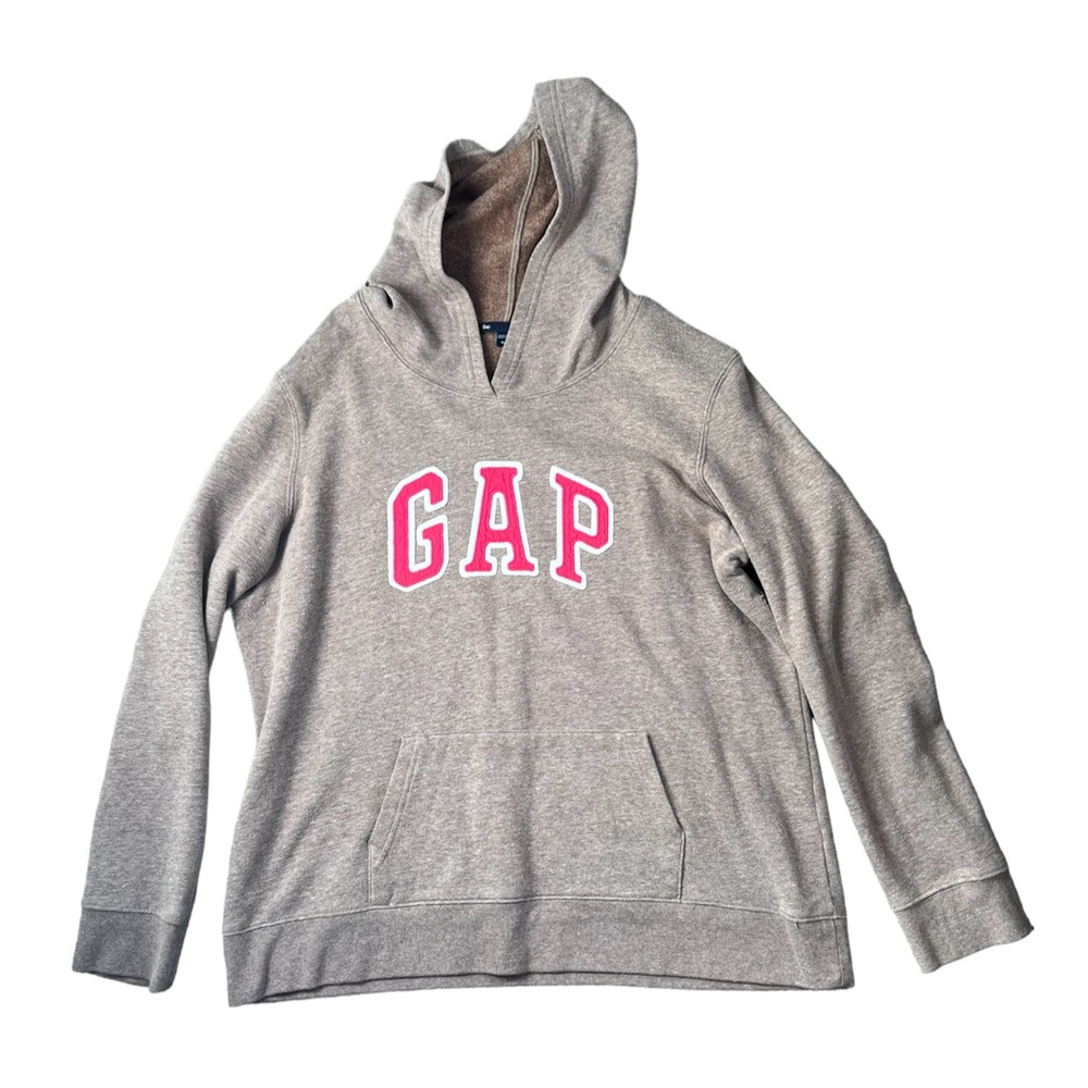 vintage gap spell out logo hoodie